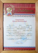 Благодарность зам. управляющего Отделением ПФР по Нижегородской области